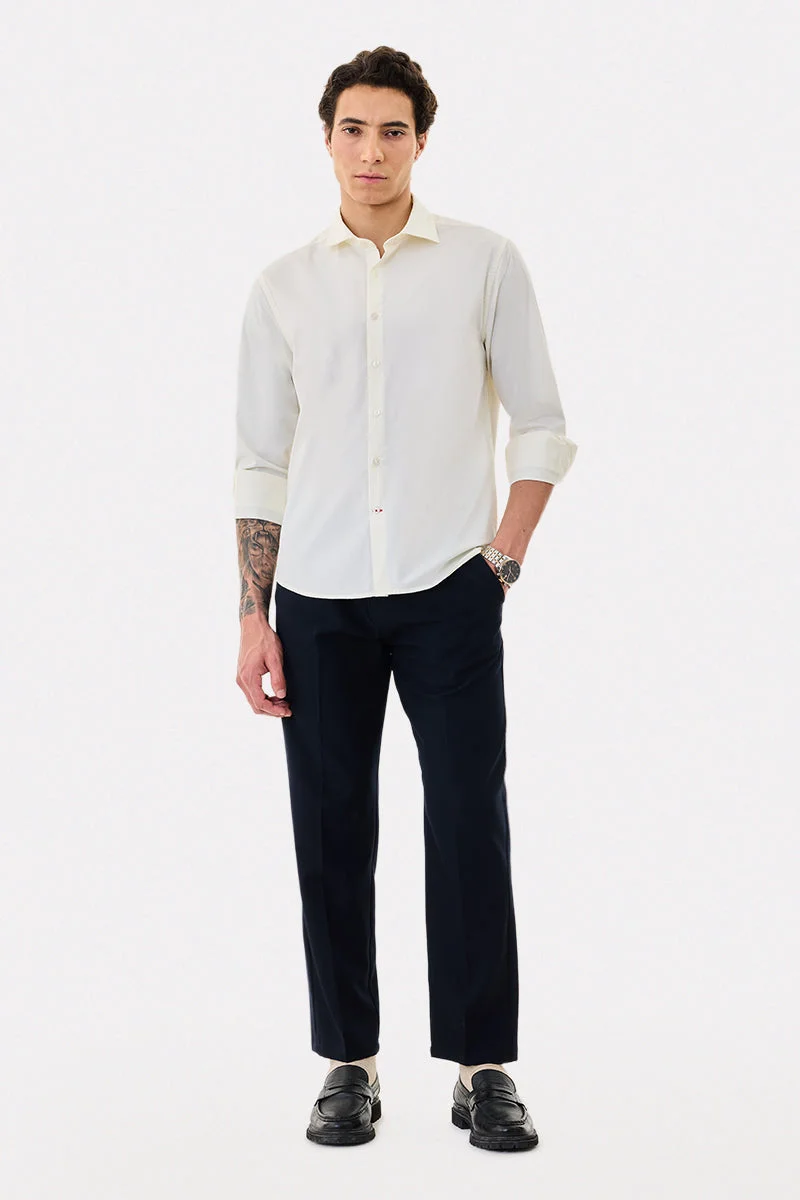 سنيتش Regular Fit 100% Cotton Shirt